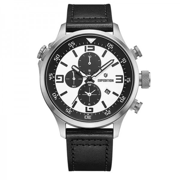 Expedition 6318 Silver White Black Leather MCLSSSLBA1